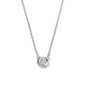 Solitaire Bezel Necklace