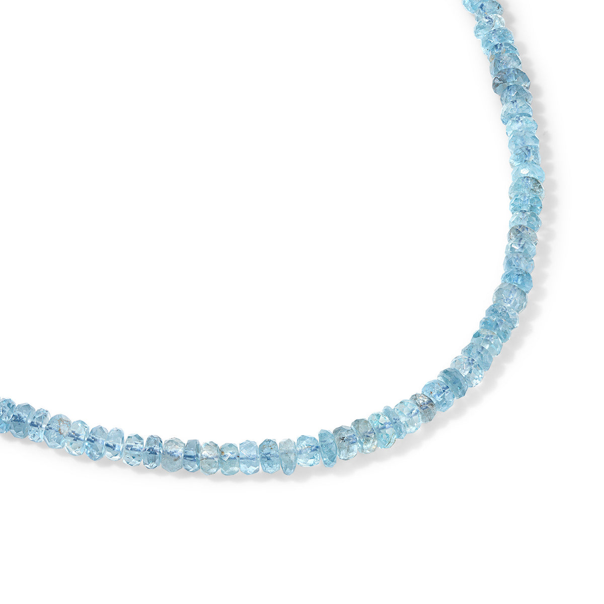 Aquamarine Beaded Necklace