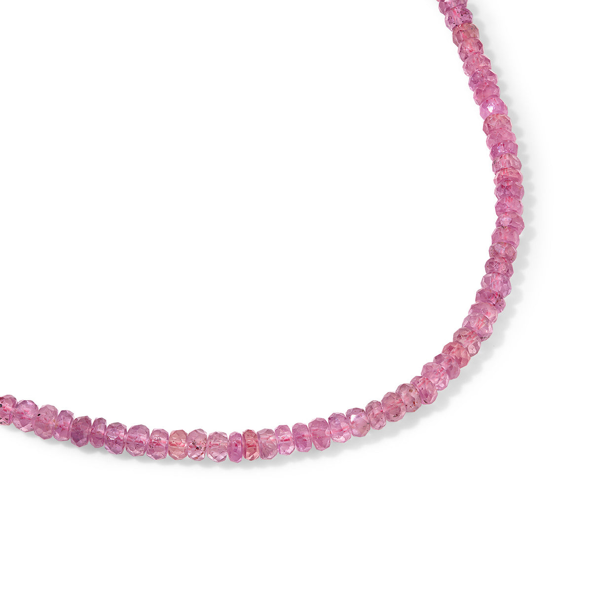 Pink Spinel Beaded Necklace