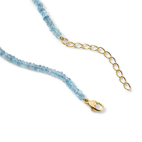 Aquamarine Beaded Necklace