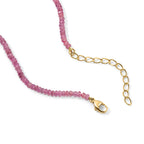 Pink Spinel Beaded Necklace