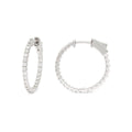 Inside-Out Diamond Hoops